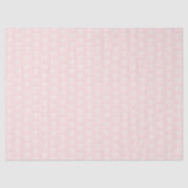 Ribbon Bow Doodle Delicate Holiday Pink White Seidenpapier (Vorderseite)
