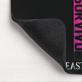 Ribbon Brustkrebs Überlebende Christliche Kreuz Mousepad (Ecke)