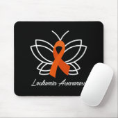 Ribbon Butterfly Aml Leukemia Bewusstsein Mousepad (Mit Mouse)