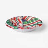 RIBBON CANDY 7" Papierboxen Pappteller (Gewinkelt)