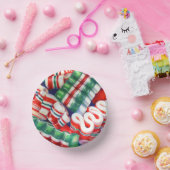 RIBBON CANDY 7" Papierboxen Pappteller (Party)