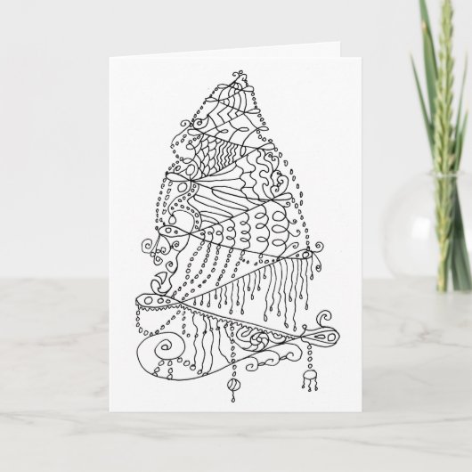 Ribbon Candy Abstrakt Weihnachten (Vorderseite)