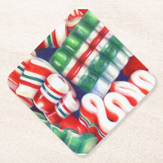 RIBBON CANDY Diamond Paper Untersetzer (Vorderseite)