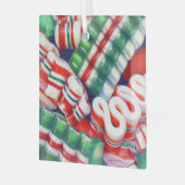 RIBBON CANDY Glas Square Ornament Ornament Aus Glas (Vorderseite links)