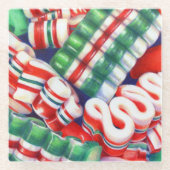 RIBBON CANDY Glasgetränkekasten Glasuntersetzer (Vorderseite)