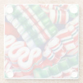 RIBBON CANDY Glasgetränkekasten Glasuntersetzer (Rückseite)