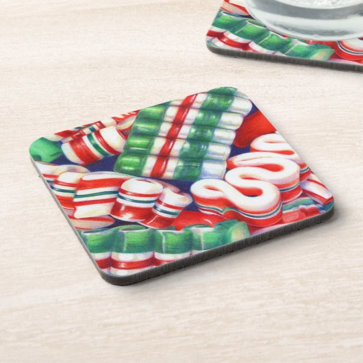 RIBBON CANDY Hard Plastic Untersetzer (Linke Seite)