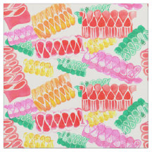 Ribbon Candy Holiday Süßigkeiten Wasserfarbe