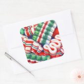 RIBBON CANDY Large Square Stickers (Umschlag)