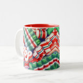 RIBBON CANDY Red Two Tone Tasse (Vorderseite Links)