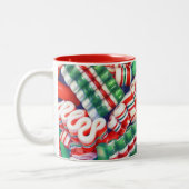 RIBBON CANDY Red Two Tone Tasse (Links)