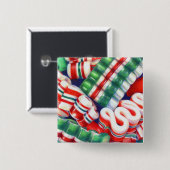 RIBBON CANDY Square Button (Vorne & Hinten)