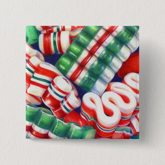 RIBBON CANDY Square Button (Vorderseite)