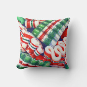 RIBBON CANDY Square Throw Kissen