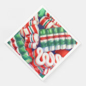 RIBBON CANDY Standard Dinner Paper Napkins Serviette (Ecke)