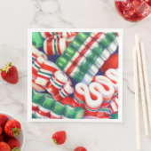 RIBBON CANDY Standard Dinner Paper Napkins Serviette (Beispiel)