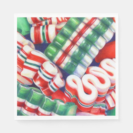 RIBBON CANDY Standard Luncheon Paper Napkins Serviette (Vorderseite)