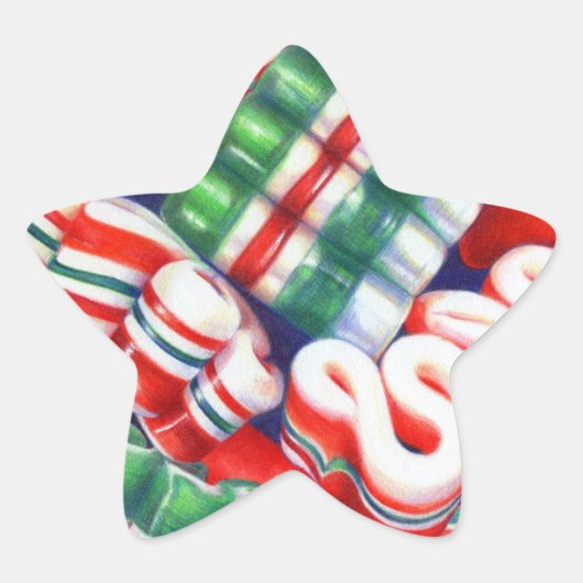 RIBBON CANDY Star Stickers (Vorderseite)