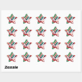 RIBBON CANDY Star Stickers (Blatt)
