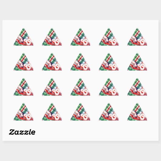 RIBBON CANDY Triangle Stickers (Blatt)
