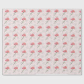 Ribbon Carnation Geschenkpapier (Flach)