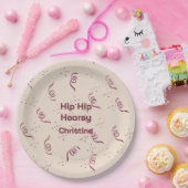 Ribbon & Confetti Any Age Birthday Party Pappteller (Party)