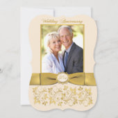 RIBBON-Einladung zum 50-jährigen Jubiläum Einladung (Vorderseite)