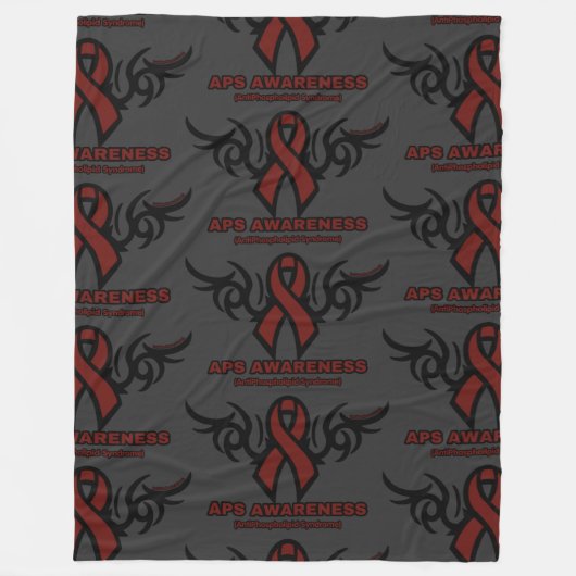 RIBBON - GERICHT FLEECEDECKE (Vorderseite)