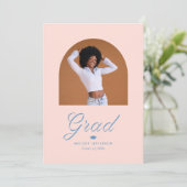 Ribbon Grad Arch Foto Abschluss Ankündigung (Stehend Vorderseite)