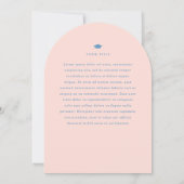 Ribbon Grad Arch Foto Abschluss Einladung (Rückseite)