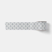 Ribbon - Graues Petalmuster Satinband (Vorderseite)