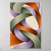 Ribbon Grid Kunstprint Poster (Vorne)