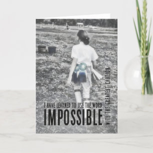 RIBBON-Grußkarte Dankeskarte