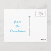 Ribbon Heart Postkarte (Rückseite)