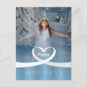 Ribbon Heart Postkarte (Vorderseite)