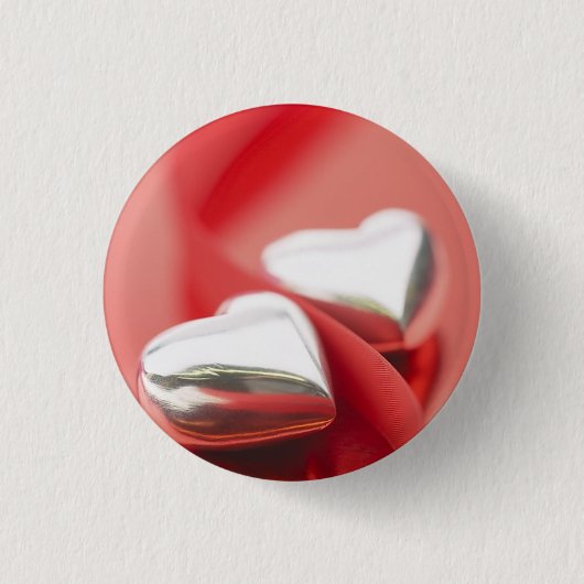 Ribbon Hearts Button (Vorderseite)