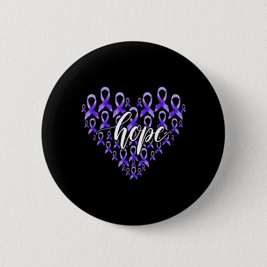 Ribbon Hearts Support-Team Überdosis-Bewusstsein Button (Vorderseite)
