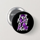 Ribbon-Heimer-Krankheit Button (Vorne & Hinten)