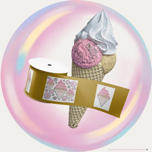 Ribbon Irresistible Ice Cream Fudge von Adiela Ako Satinband