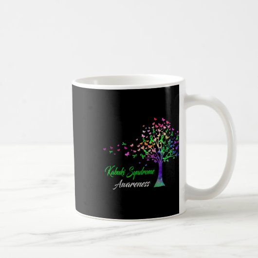 Ribbon Kabuki Syndrom Bewusstsein Kaffeetasse (Rechts)