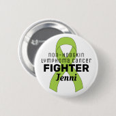 Ribbon-Knopf für Non-Hodgkin-Lymphom Button (Vorne & Hinten)