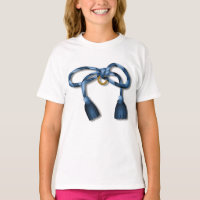 Ribbon Knot Girls T - Shirt