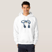 Ribbon Knot Mens Hoodie (Vorne ganz)