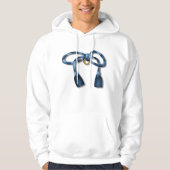 Ribbon Knot Mens Hoodie (Vorderseite)