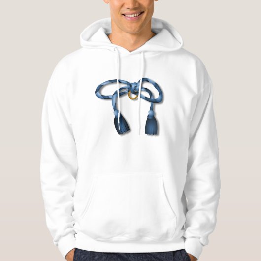 Ribbon Knot Mens Hoodie (Vorderseite)
