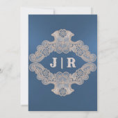Ribbon & Lace Gettin' Hitched - Blau (Rückseite)