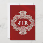 Ribbon & Lace Gettin' Hitched - Rot (Rückseite)