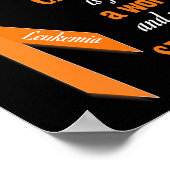 Ribbon Leukemia Awareness S (Sohn) Poster (Ecke)