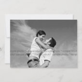 Ribbon Liebe SweetHeart Couples Dusche Party Einla Einladung (Rückseite)