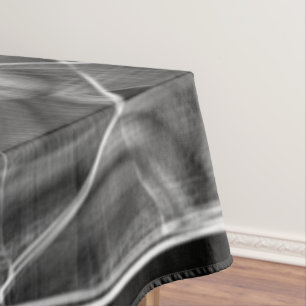 Ribbon-like curves, striking the embossed lines tischdecke